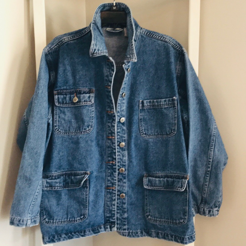 ❄️ VTG 90s Bill Blass Jean Jacket
